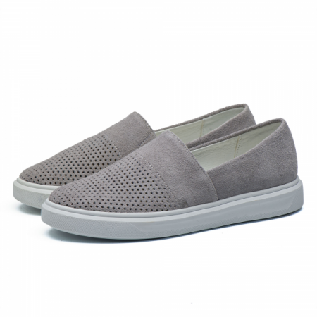 Mocasini de dama din piele intoarsa Flamanti 1325