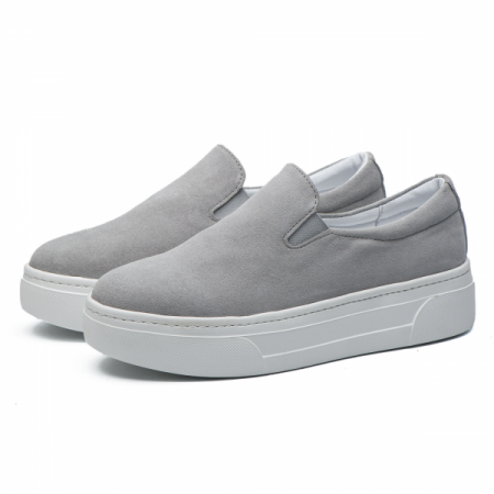 Mocasini de dama din piele intoarsa Flamanti 1382