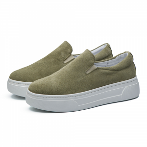 Mocasini de dama din piele intoarsa Flamanti 1383