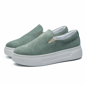 Mocasini de dama din piele intoarsa Flamanti 1384