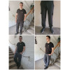 Pantaloni de jogging cargo GBI pentru bărbați