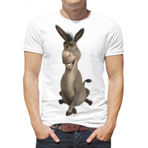  Tricou pentru bărbați Donkey de la Shrek