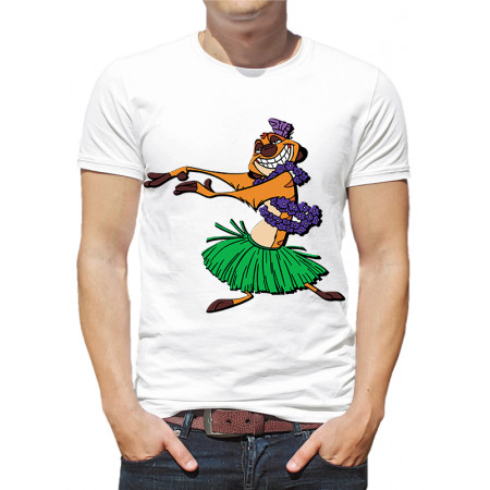  Tricou cu desene animate pentru bărbat „Timon și Pumbaa”