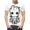  Tricou Cholovic cu imprimeu „Baby Groot”.