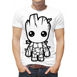  Tricou pentru bărbați cu imprimeu „Baby Groot”.