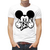  Tricou bărbați „Mickey Mouse cu cranii”