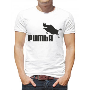  Tricou pentru bărbați cu o glumă „Pumba”