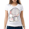  Tricou de damă „Elefant și iepure”