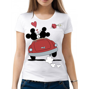  Tricou de damă „Minnie și Mickey Mouse”