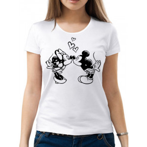  Tricou de damă „Minnie și Mickey Mouse”