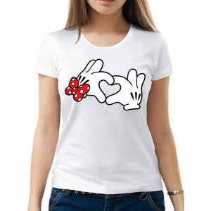 Tricou de damă „Hands of Minnie Mouse”