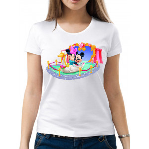  Tricou de damă „Minnie și Mickey Mouse”