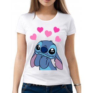  Tricou de damă „Cusătură cu inimioare”