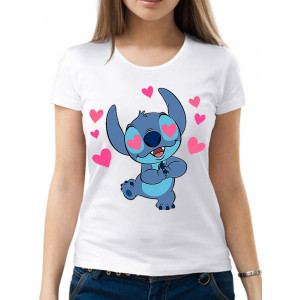  Tricou de damă „Cusătură cu inimioare”