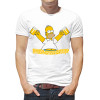  Tricou pentru bărbați „The Simpsons „Beer will change the world”