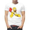  Tricou bărbați „Simpson Homer cu topor”