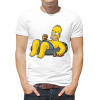  Tricou bărbați „Simpson Homer se odihnește”