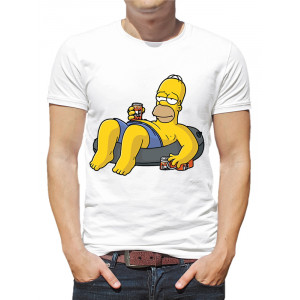  Tricou bărbați „Simpson Homer se odihnește”
