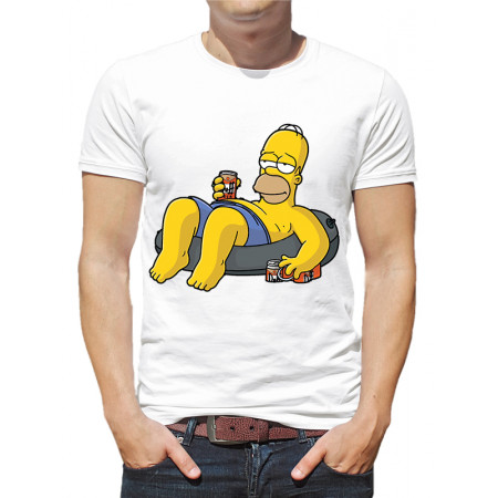  Tricou bărbați „Simpson Homer se odihnește”