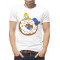 Tricou pentru bărbați „Simpson Homer cu o gogoașă”. Photo 1