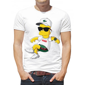  Tricou pentru bărbați „Simpson Bart”