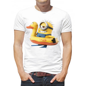  Tricou bărbați „Minion cu o rață”