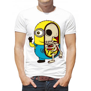  Tricou bărbați „Minion Skeleton”