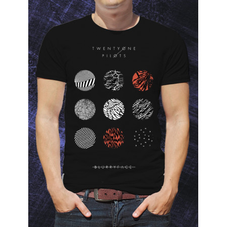  Tricou Twenty One Pilots Blurryface pentru bărbați
