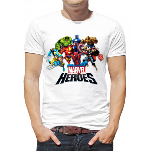 Tricou pentru bărbați „Heroes Marvel”. Photo 3