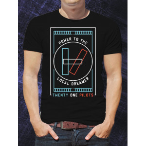 Tricou pentru bărbați Twenty One Pilots Power to the local dreamer