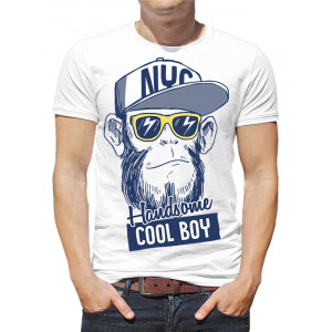 Tricou bărbați „Monkey Cool Boy”
