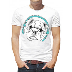  Tricou bărbați „Dog I am cool”