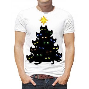  Tricou bărbătesc „pom de Crăciun”