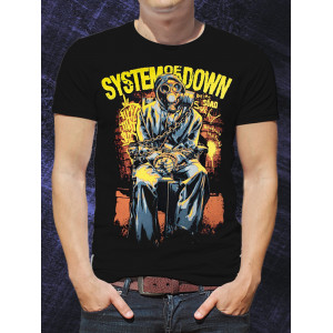 Tricou pentru bărbați System of a Down Gas Mask