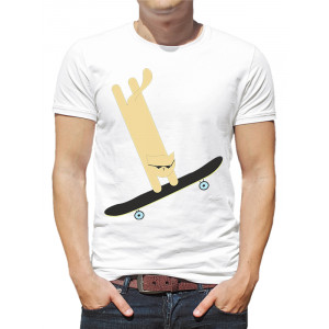  Tricou pentru bărbați „Cat on a skateboard”. Photo 3