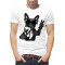  Tricou bărbați Câine cu ochelari și smartphone. Photo 1