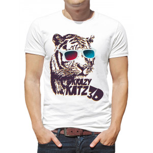  Tricou pentru bărbați Crazy Katz 3D