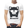 Tricou pentru bărbați de weekend