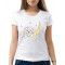  Tricou dama Elefant si iepurele pe luna. Photo 1