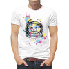  Tricou bărbați Cat-cosmonaut