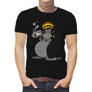  Tricou pentru bărbați Rastaman Gorilla