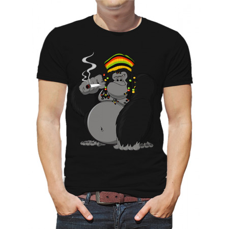  Tricou pentru bărbați Rastaman Gorilla