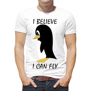  Tricou bărbați Cred că pot zbura