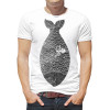  Tricou bărbați Pește