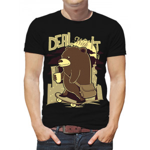  Tricou pentru bărbați Deal with it. Photo 2