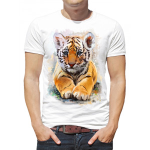  Tricou bărbați Tiger cub