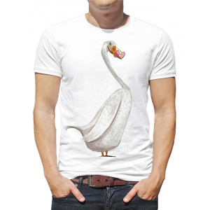  Tricou bărbătesc Goose cu ochelari
