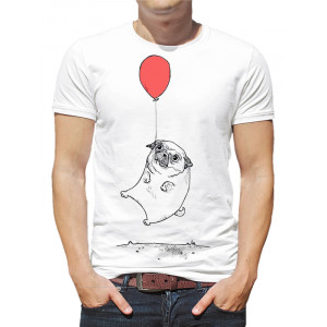  Tricou bărbați Câine cu minge
