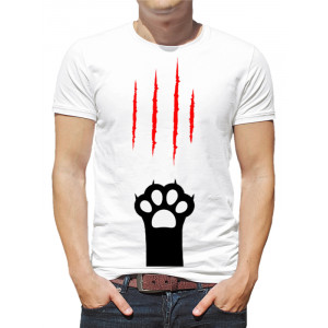  Tricou bărbați Paw cat
