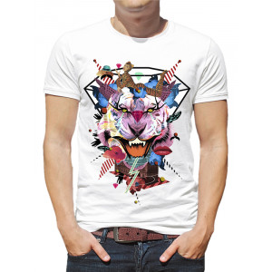  Tricou bărbați Tiger art